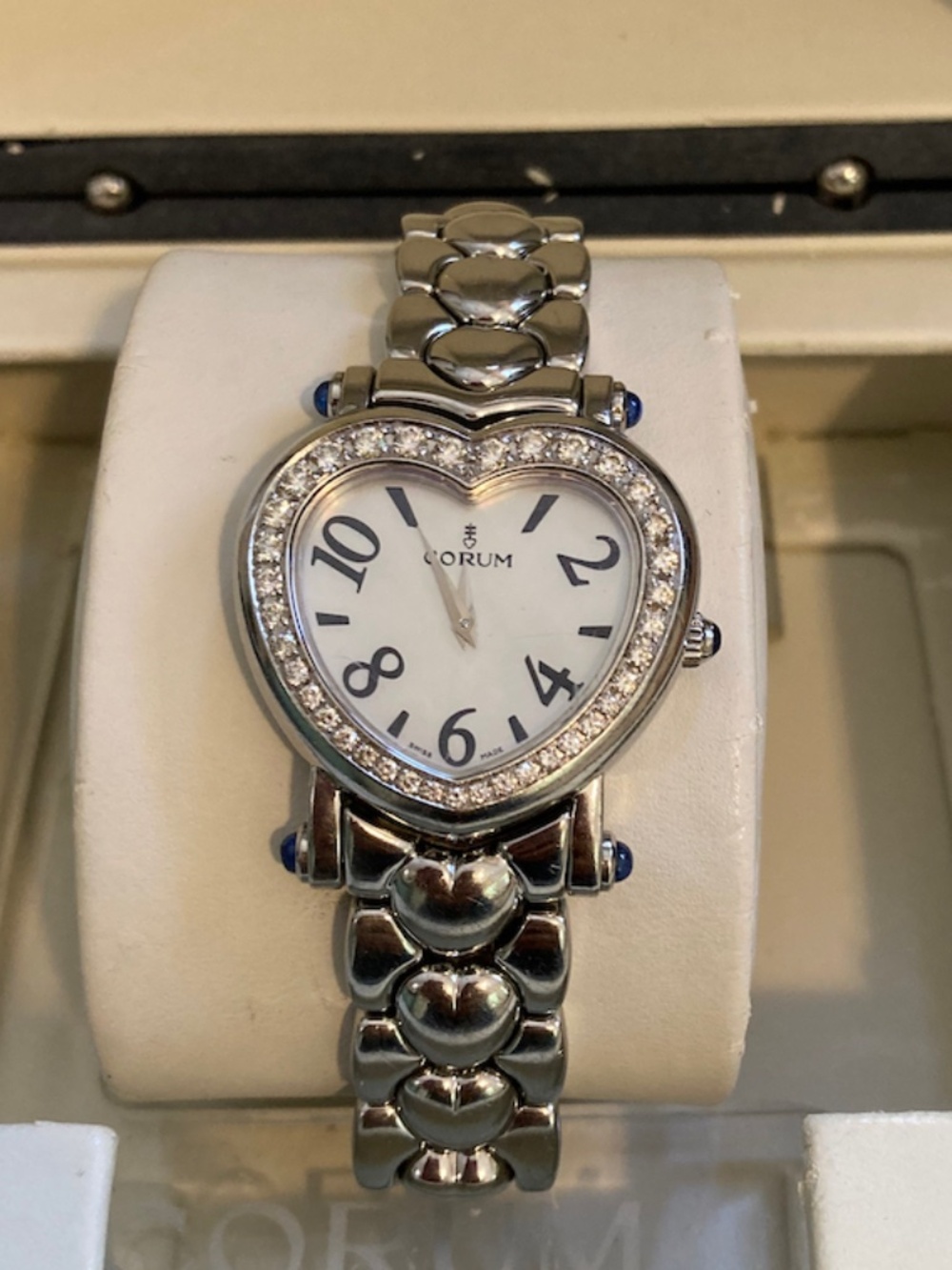 Corum Heart Beat Diamond Watch Ladies Swiss Watch